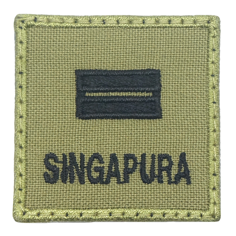 MINI SAF RANK PATCH - LTA (OLIVE GREEN)