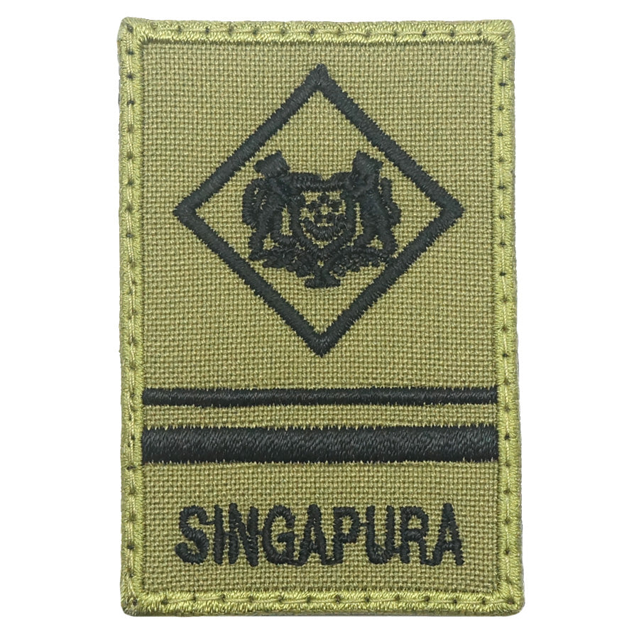 MINI SAF RANK PATCH - ME4 (OLIVE GREEN)