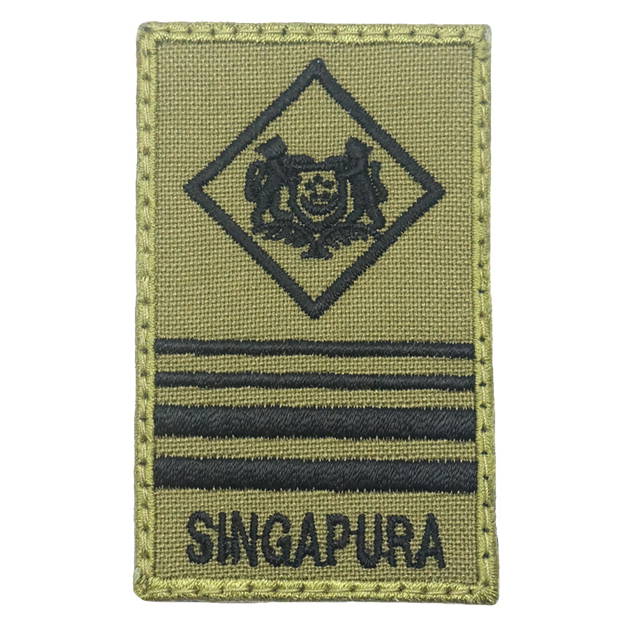 MINI SAF RANK PATCH - ME8 (OLIVE GREEN)