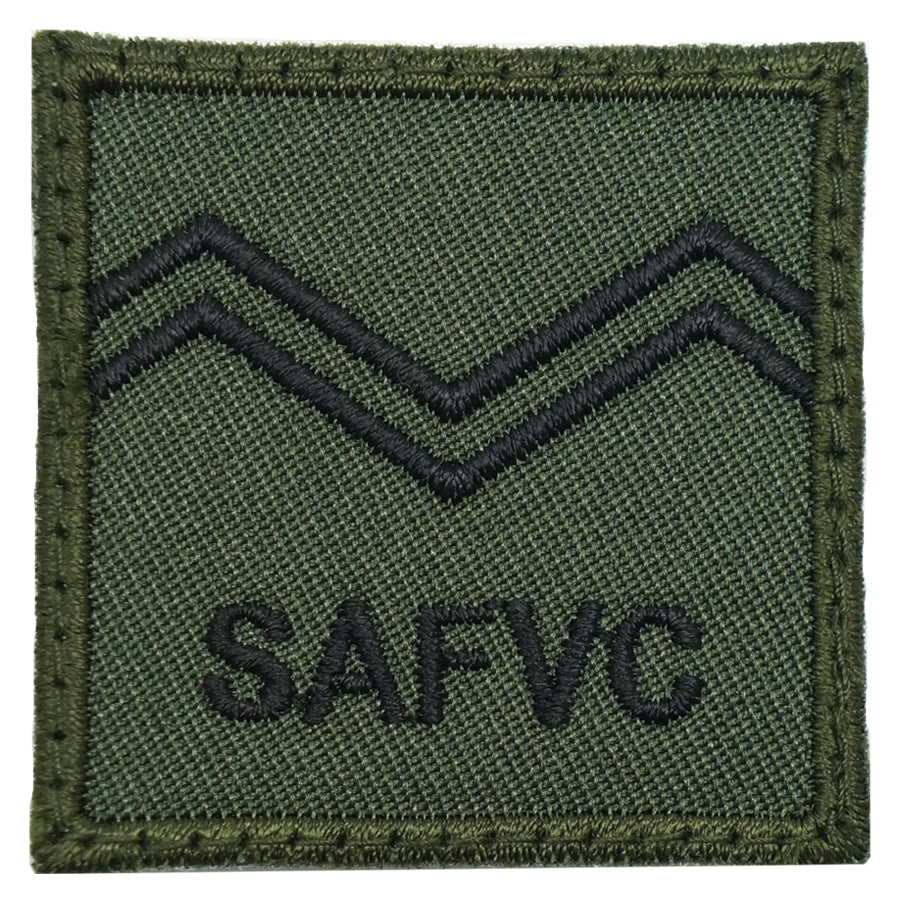 MINI SAFVC RANK PATCH - SV 2 (OD GREEN)