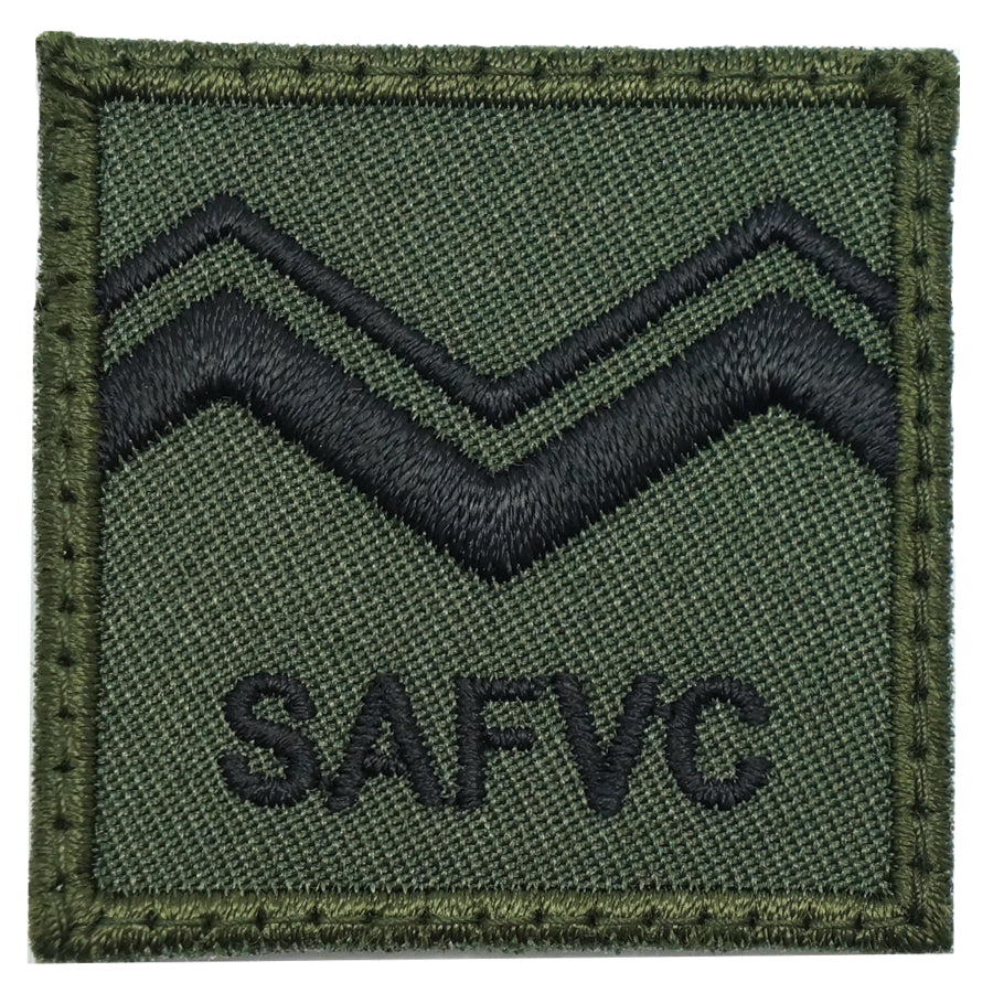 MINI SAFVC RANK PATCH - SV 4 (OD GREEN)