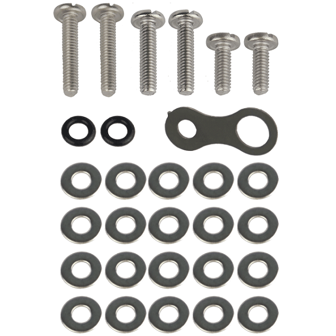 KEYBAR HARDWARE SET - SILVER