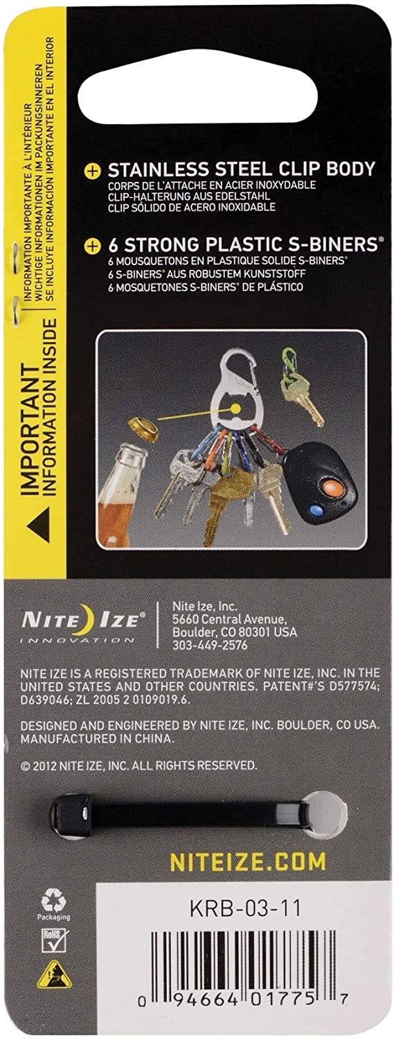 NITEIZE KEYRACK BOTTLE OPENER - STAINLESS STEEL (OLD STOCK CLEARANCE)
