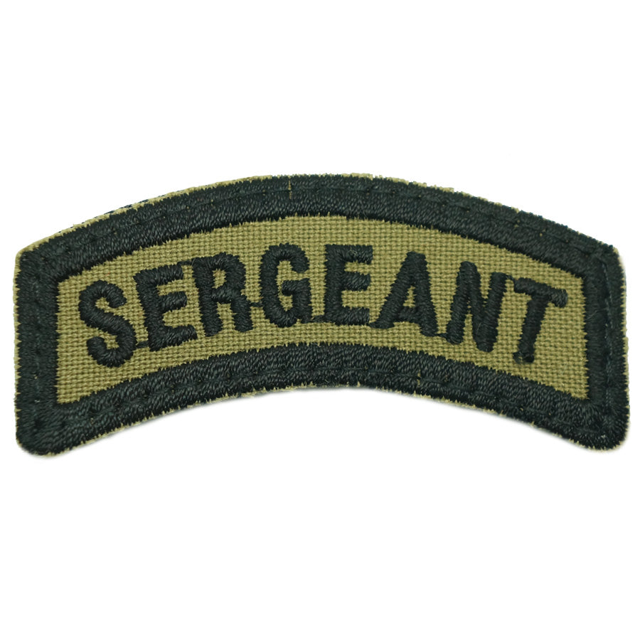 SERGEANT TAB - OLIVE GREEN