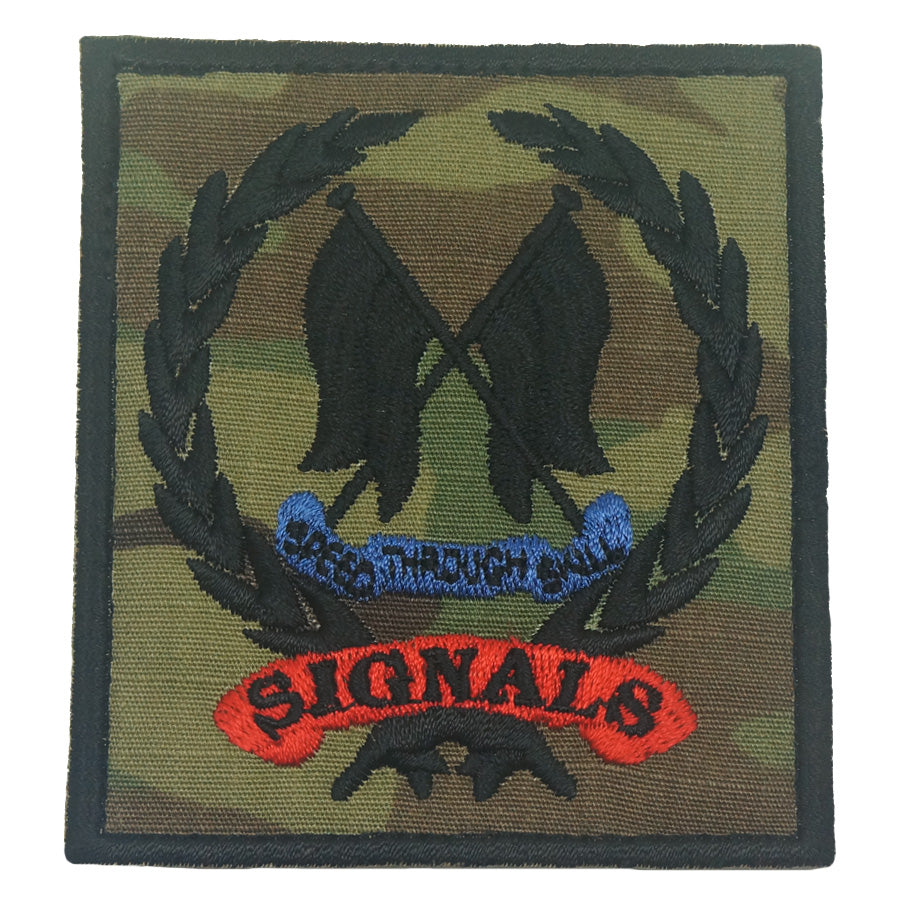 SIGNALS SPEED THROUGH SKILL LOGO PATCH - MULTICAM