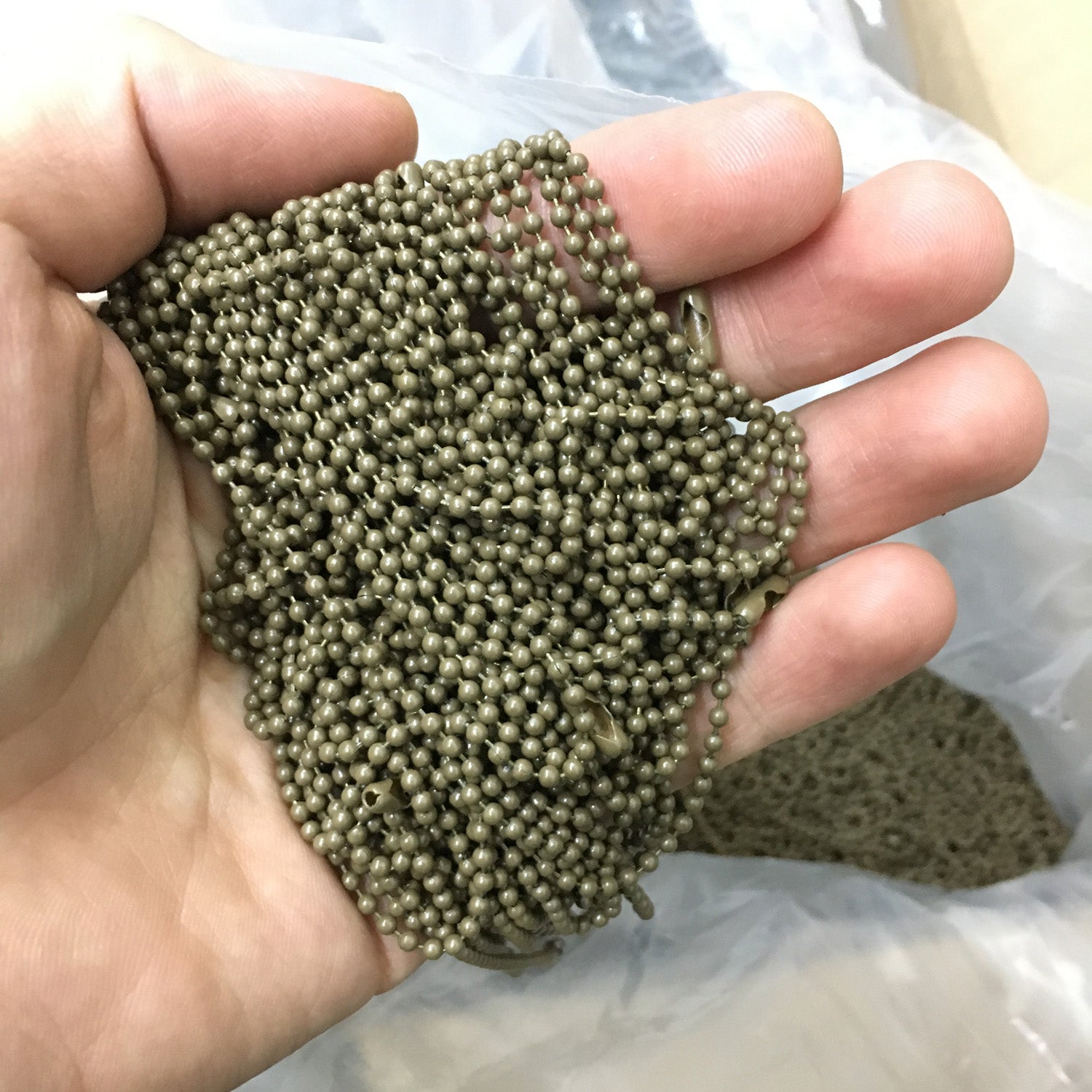 STAINLESS STEEL BALL CHAIN NECKLACE - COYOTE - Hock Gift Shop | Army Online Store in Singapore