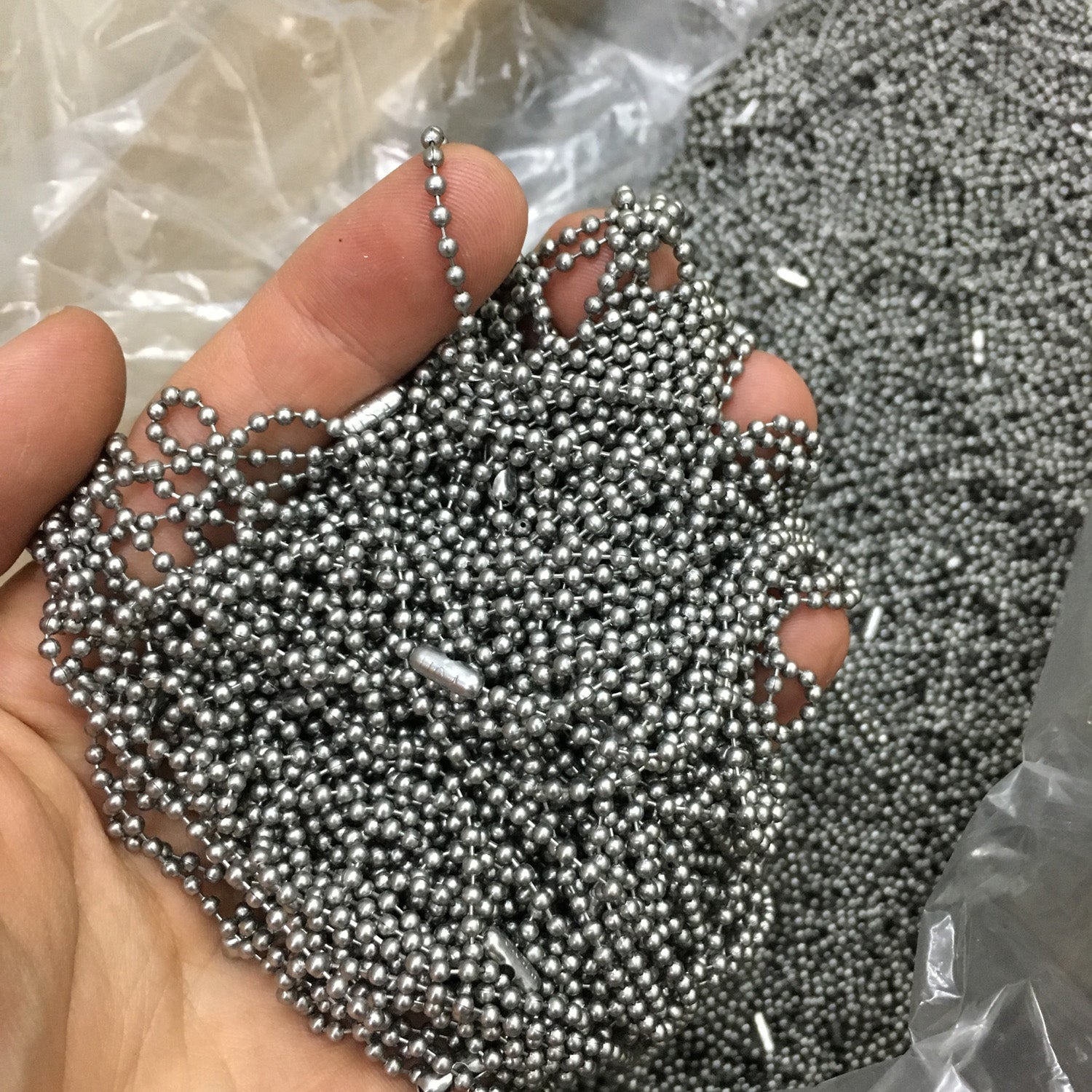 STAINLESS STEEL BALL CHAIN NECKLACE - SILVER - Hock Gift Shop | Army Online Store in Singapore