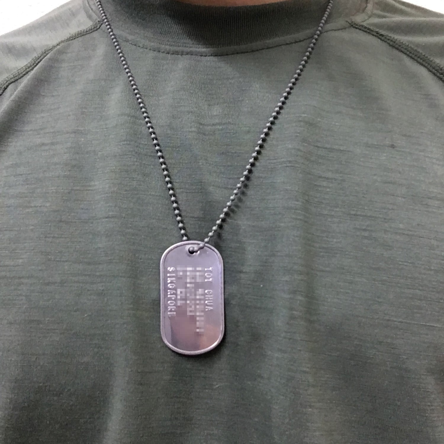 STAINLESS STEEL BALL CHAIN NECKLACE - URBAN GRAY