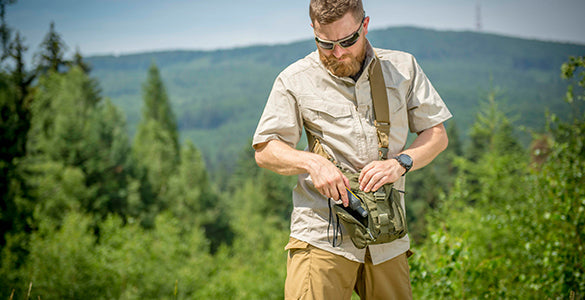HELIKON-TEX ESSENTIAL KIT BAG - CORDURA - US WOODLAND