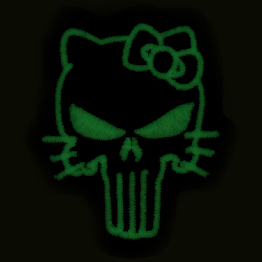 TACTICAL KITTY PATCH - GLOW IN THE DARK