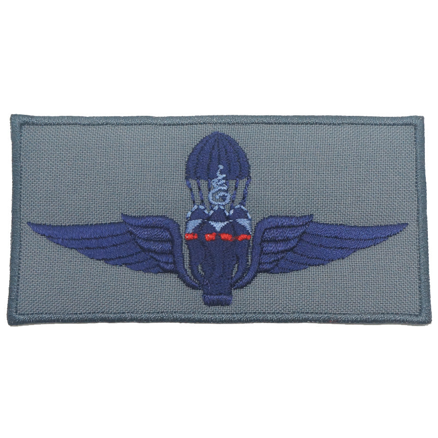 THAILAND AIRBORNE WING WITH RECTANGULAR BORDER - GREY