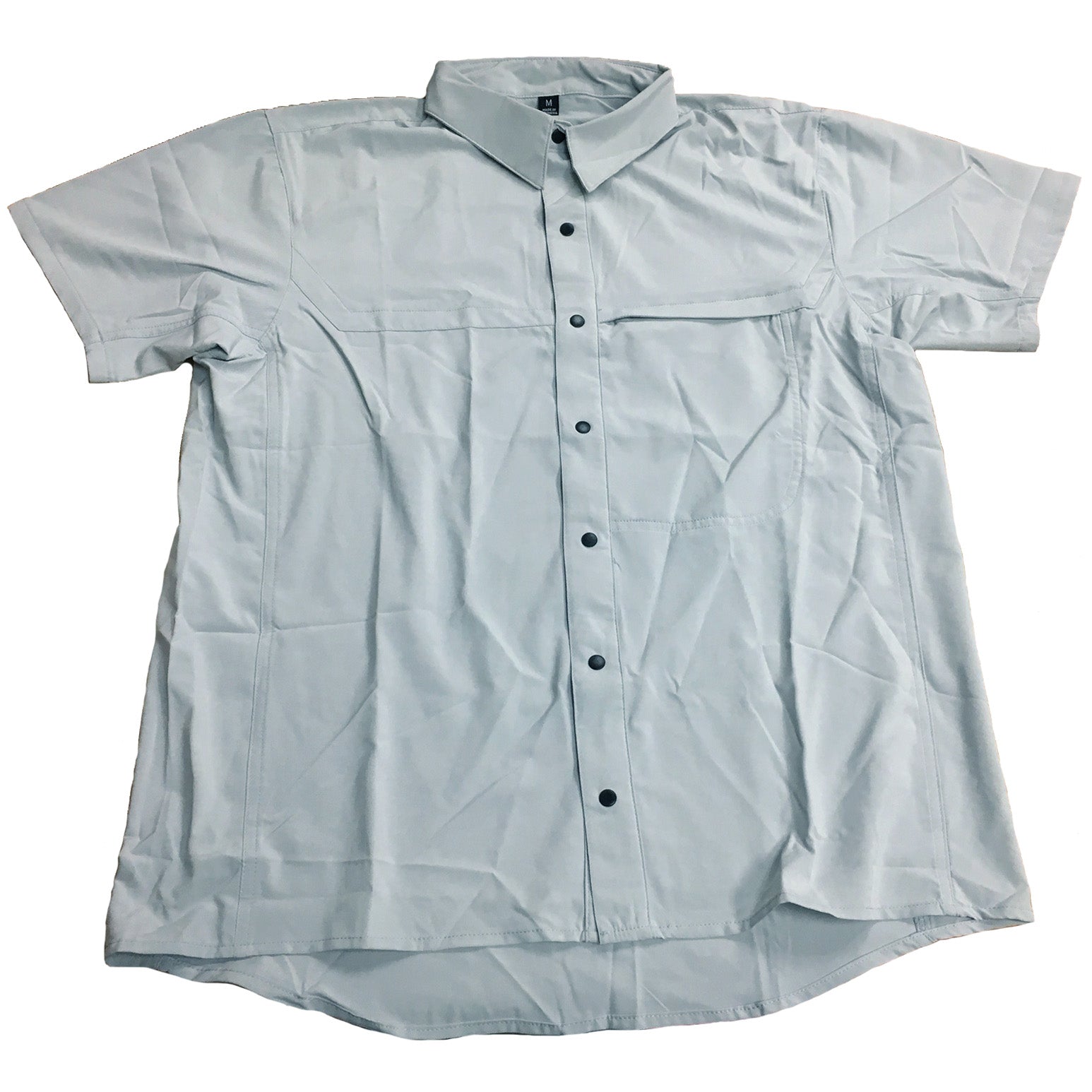 TRU-SPEC ASIAN FIT COOL CAMP SHIRT - ARCTIC GREY