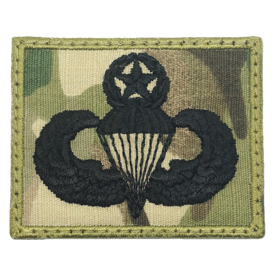 US MASTER PARACHUTIST BADGE - MULTICAM