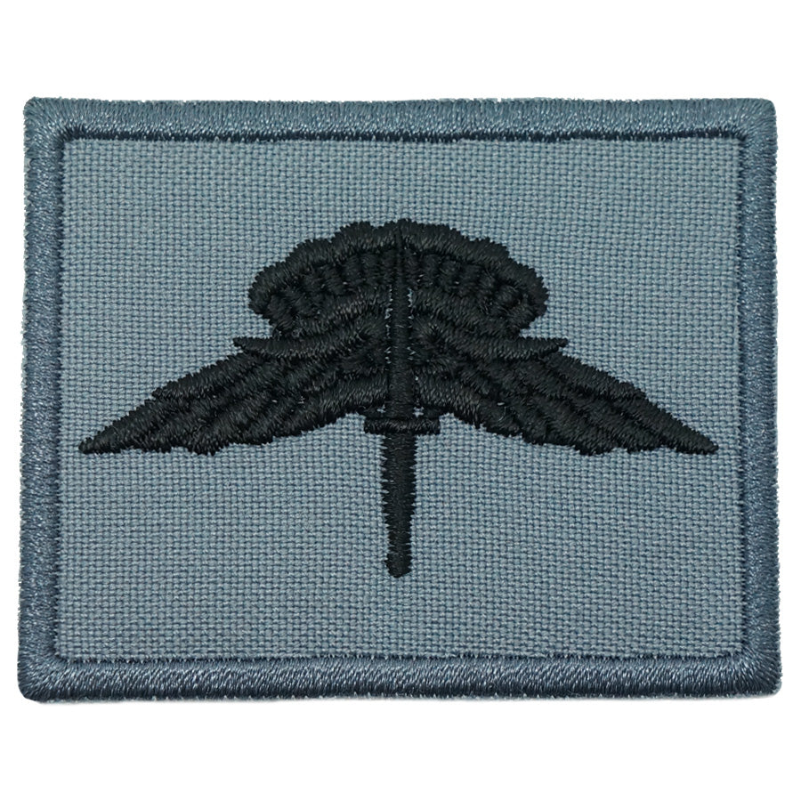 US MILITARY FREEFALL PARACHUTIST BADGE - GRAY
