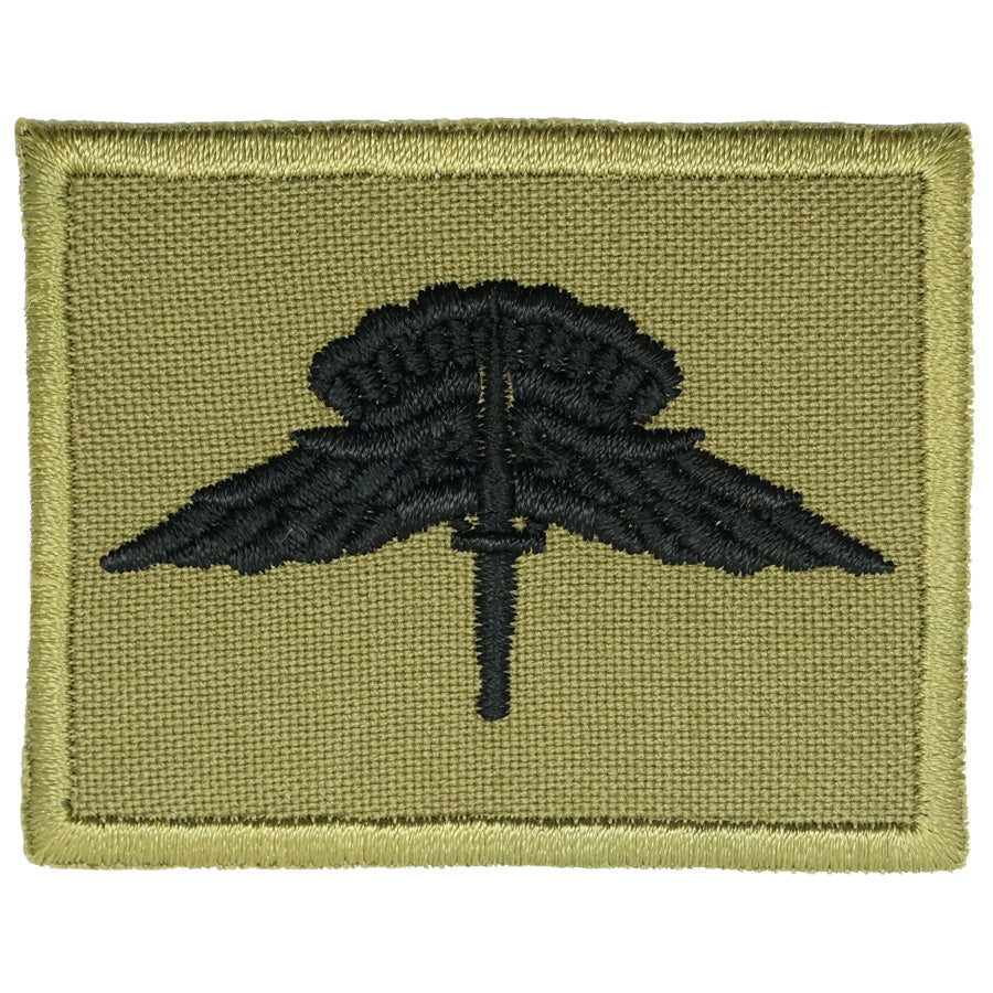 US MILITARY FREEFALL PARACHUTIST BADGE - OLIVE GREEN