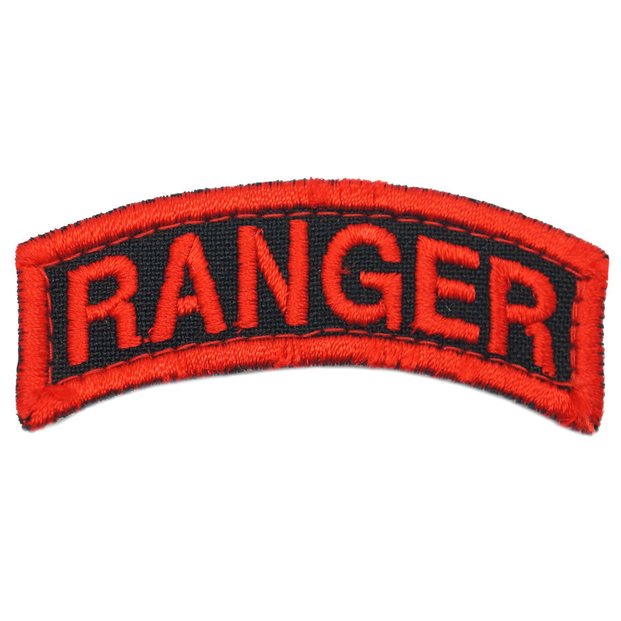US RANGER TAB - BLACK RED