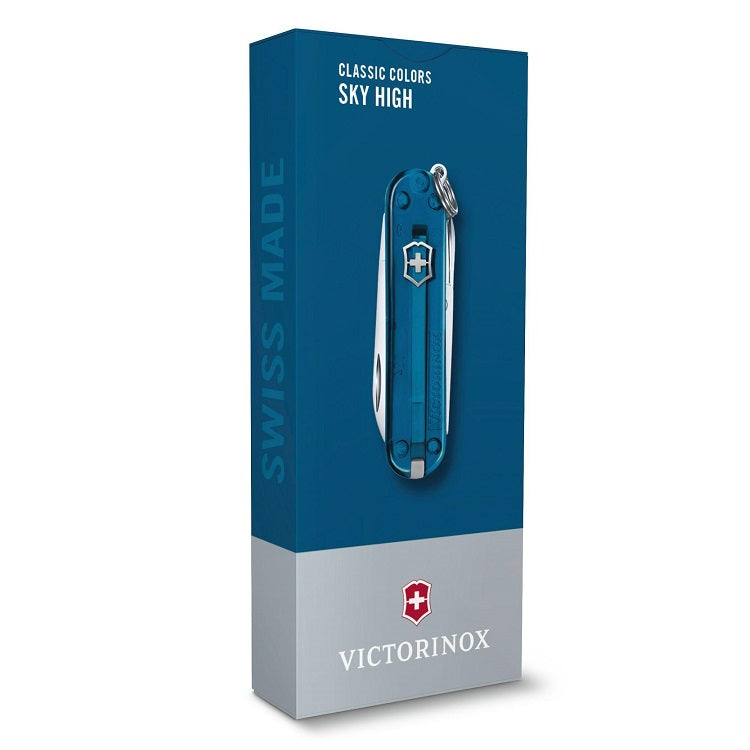 VICTORINOX CLASSIC SD TRANSPARENT, 58MM - SKY HIGH