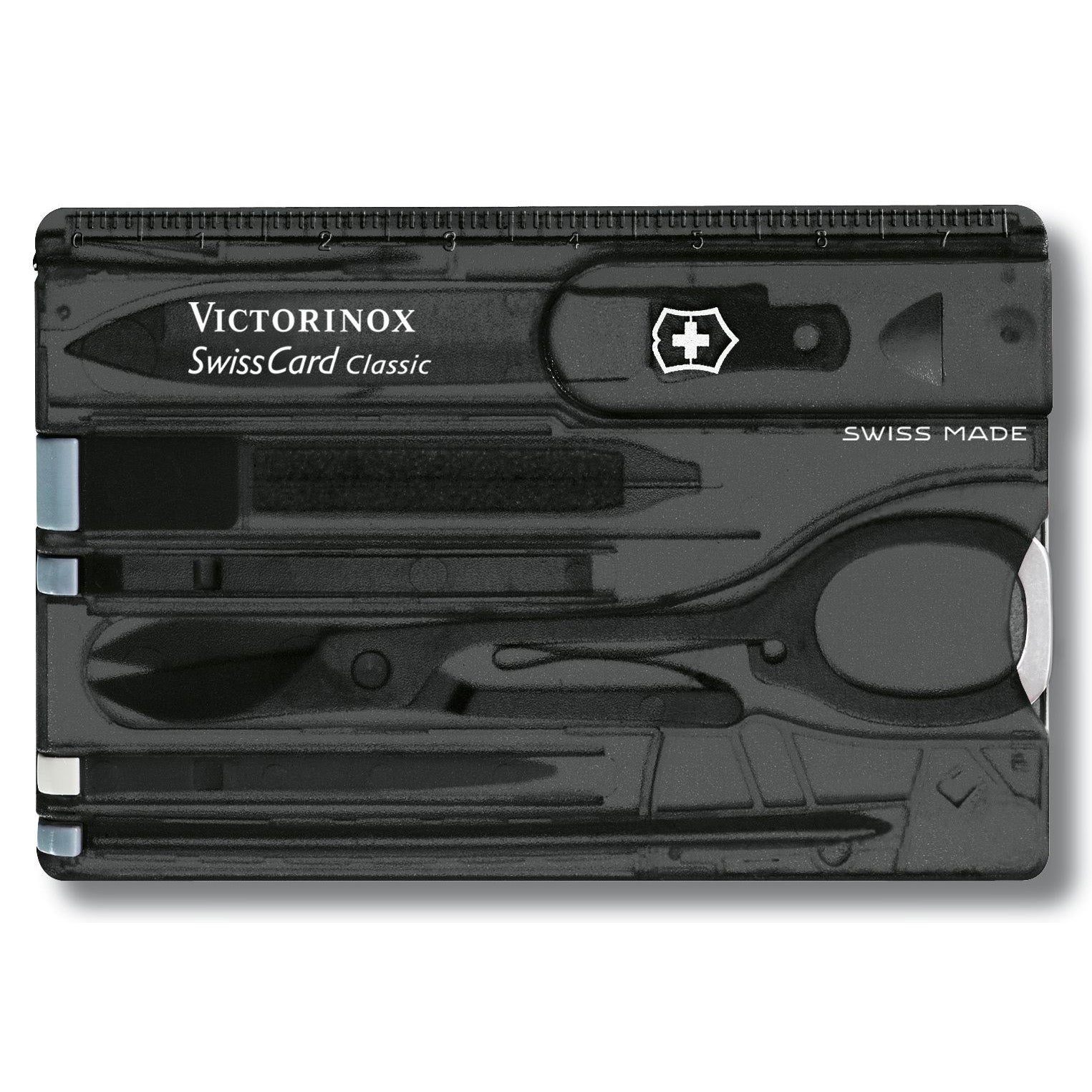 VICTORINOX SWISSCARD CLASSIC - TRANSPARENT BLACK