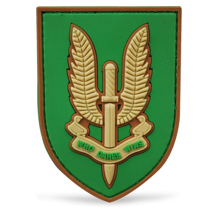 SAS WHO DARES WIN PVC PATCH - GREEN