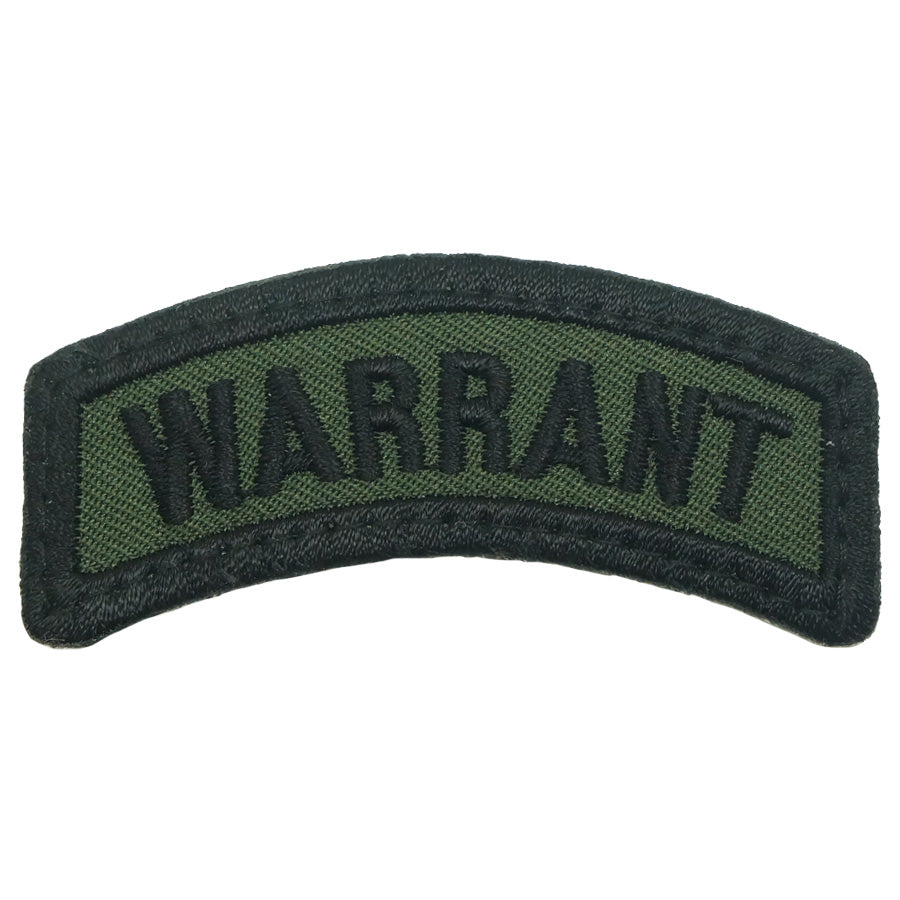 WARRANT TAB - OD GREEN