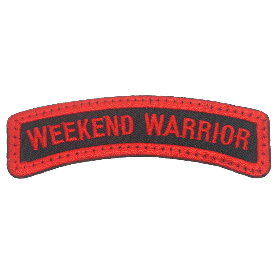 WEEKEND WARRIOR TAB - BLACK RED