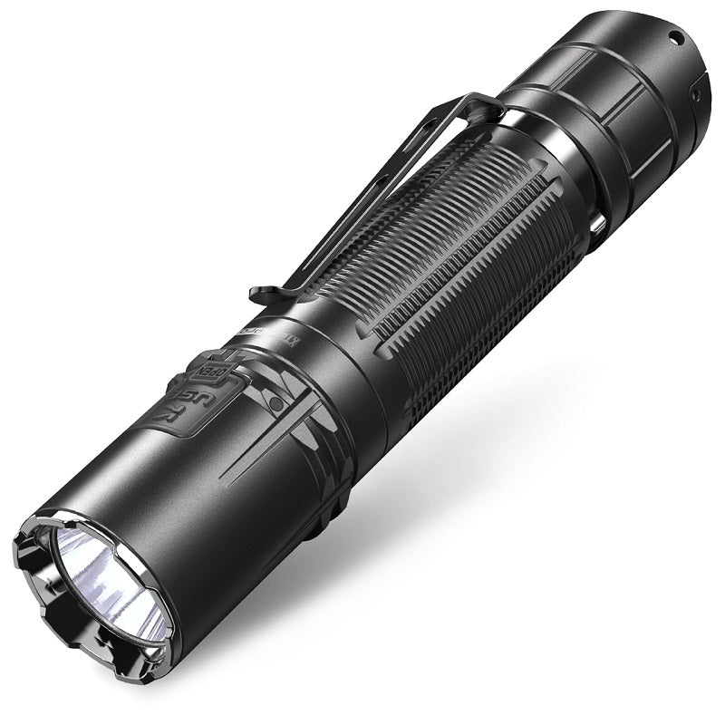 KLARUS XT2CR PRO USB-C RECHARGEABLE STROBE READY FLASHLIGHT - 2100 LUMENS (BLACK)