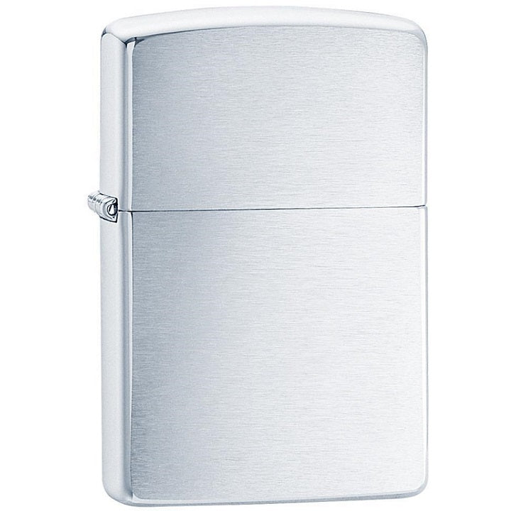 ZIPPO BRUSH CHROME ARMOR HEAVY WALL