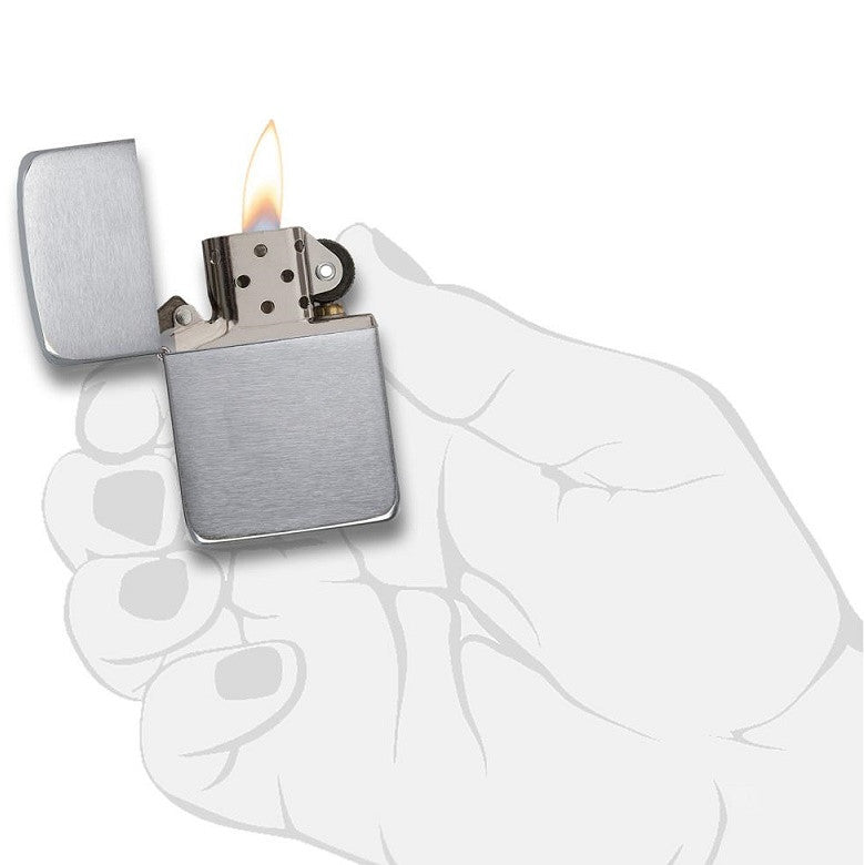 ZIPPO 1941 REPLICA BRUSH CHROME