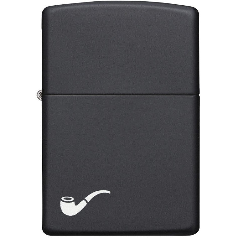 ZIPPO BLACK MATTE PIPE