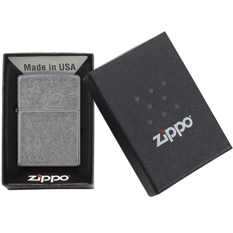 ZIPPO CLASSIC ANTIQUE SILVER PLATE