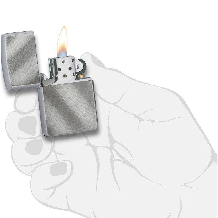 ZIPPO DIAGONAL WEAVE