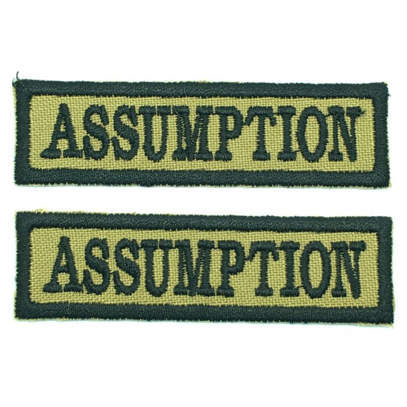 ASSUMPTION NCC SCHOOL TAG - 1 PAIR - Hock Gift Shop | Army Online Store in Singapore