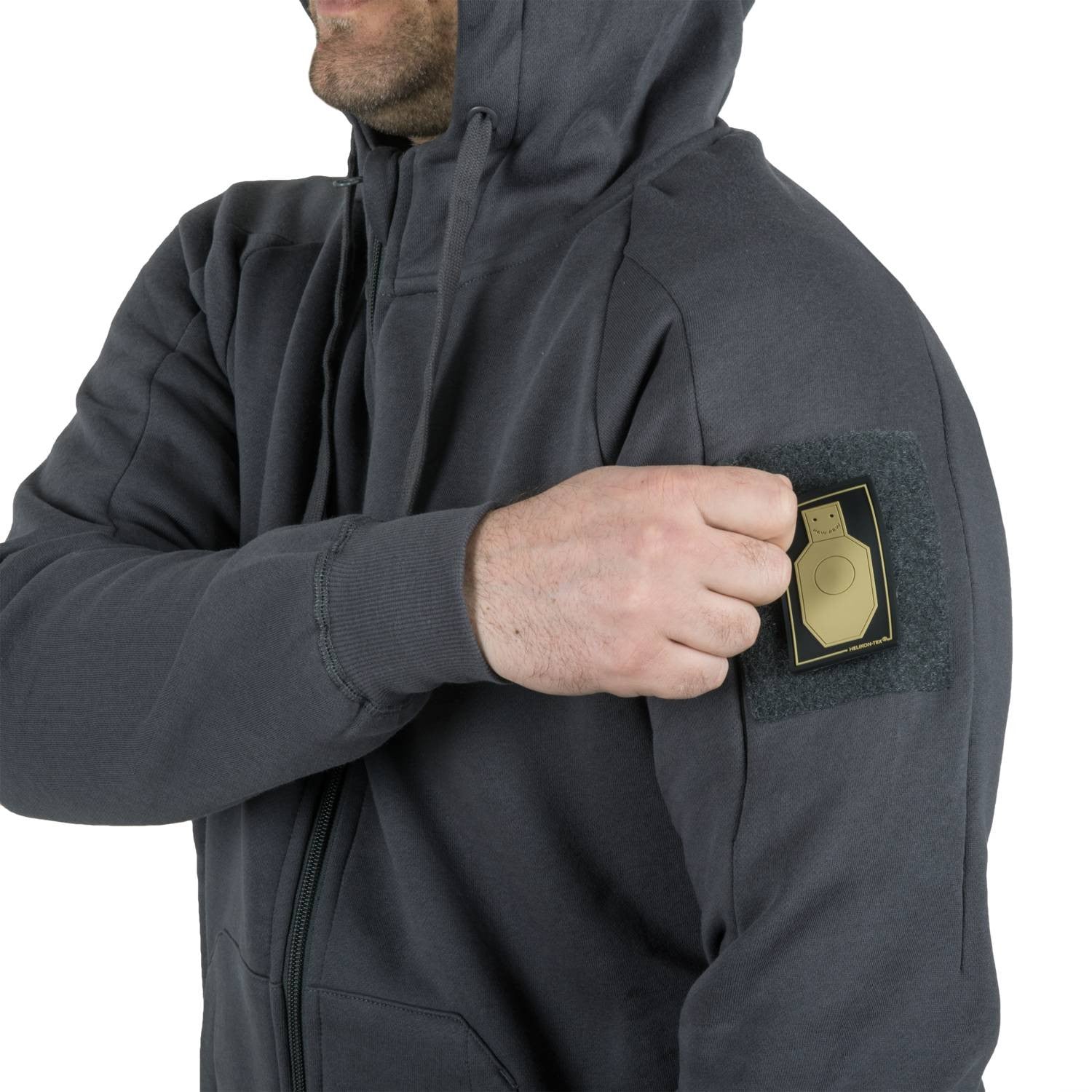 HELIKON-TEX URBAN TACTICAL HOODIE LITE - FULLZIP (GREY)