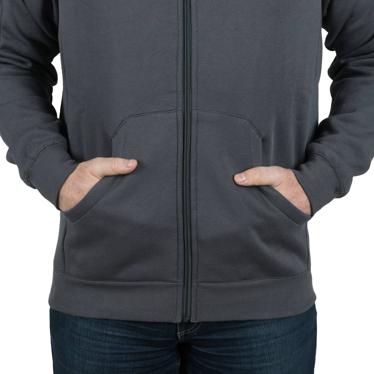 HELIKON-TEX URBAN TACTICAL HOODIE LITE - FULLZIP (GREY)