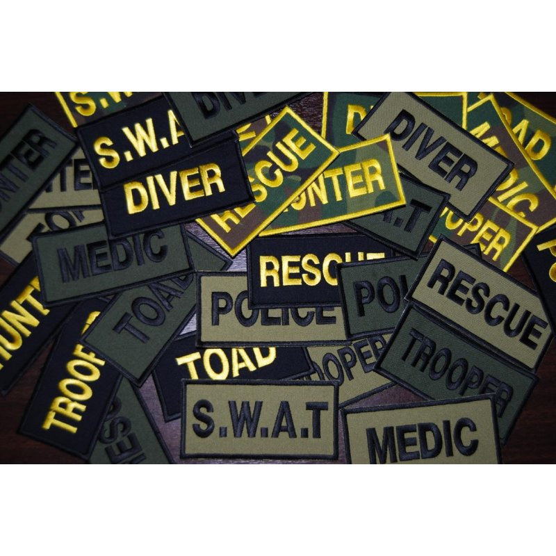 CALL SIGN CUSTOMIZATION (WITH VELCRO BACKING) - Hock Gift Shop | Army Online Store in Singapore