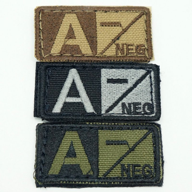 CONDOR BLOOD TYPE VELCRO PATCH - A NEG