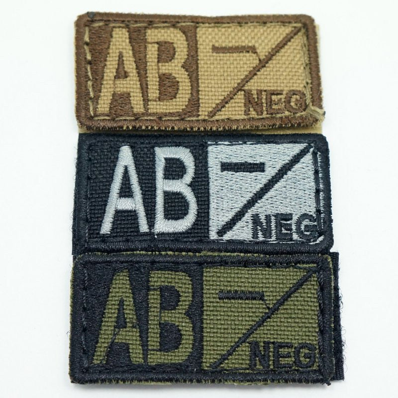 CONDOR BLOOD TYPE VELCRO PATCH - AB NEG