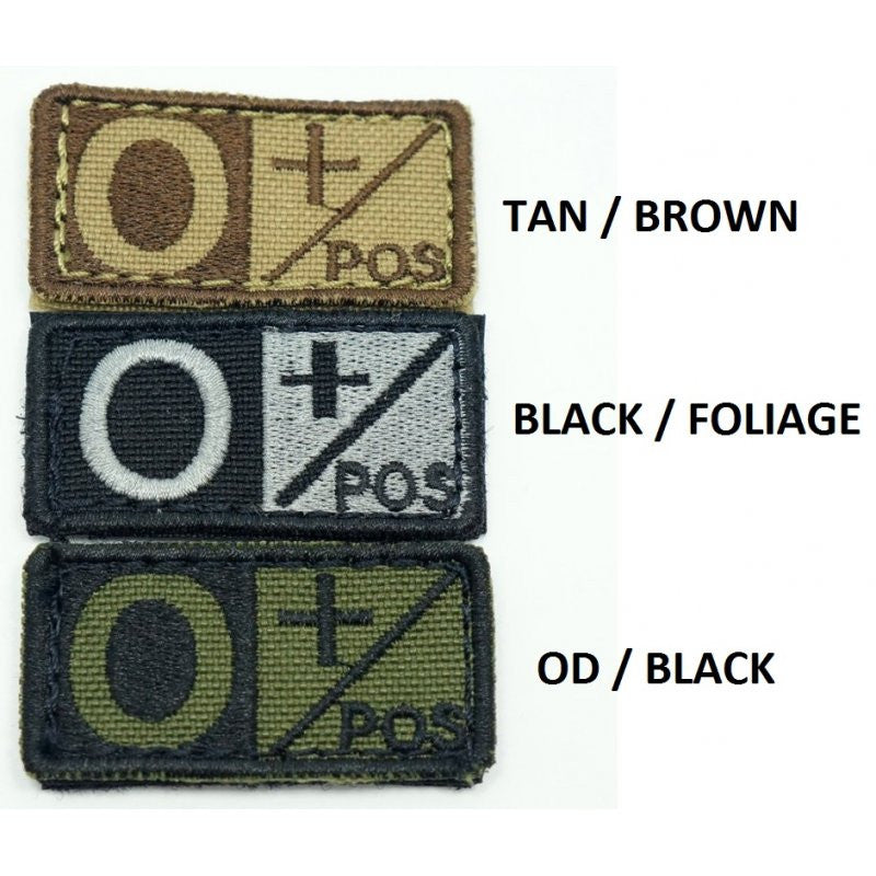 CONDOR BLOOD TYPE VELCRO PATCH - AB NEG