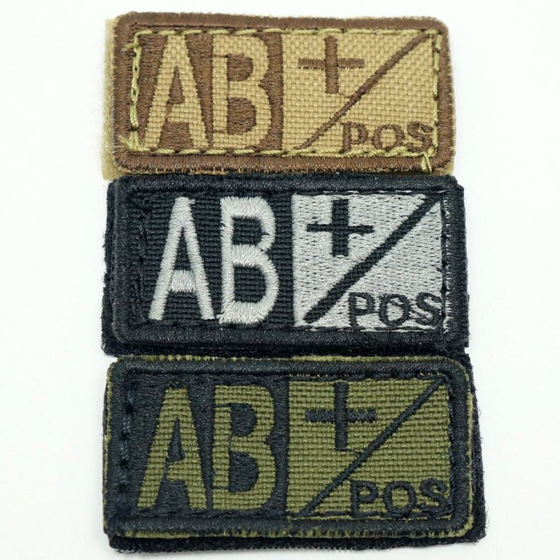 CONDOR BLOOD TYPE VELCRO PATCH - AB POS