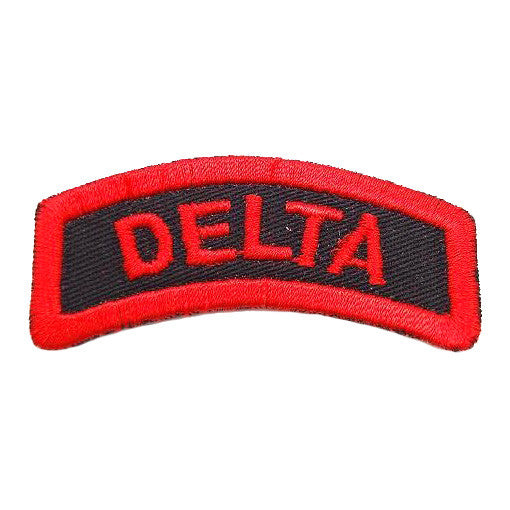 DELTA TAB - BLACK RED