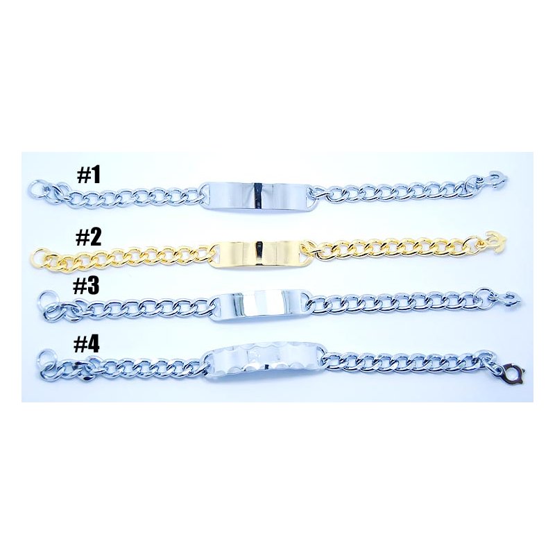 ENGRAVABLE IDENTIFICATION BRACELETS