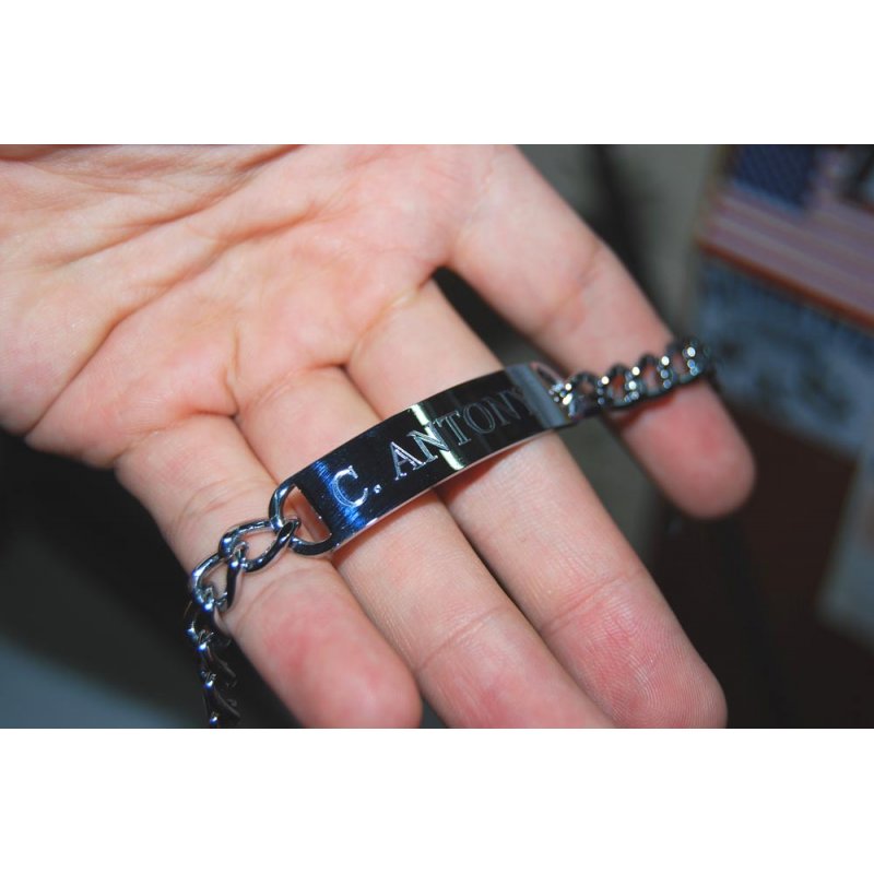 ENGRAVABLE IDENTIFICATION BRACELETS