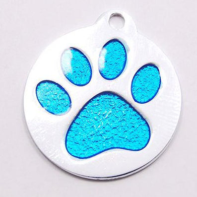 GLITTER ENAMEL PAW - TURQUOISE