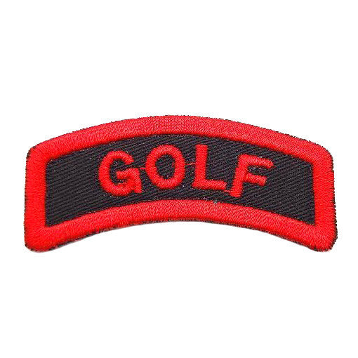 GOLF TAB - BLACK RED