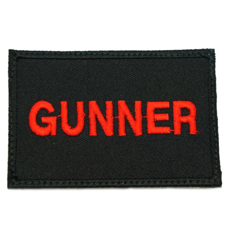 GUNNER CALL SIGN PATCH - BLACK