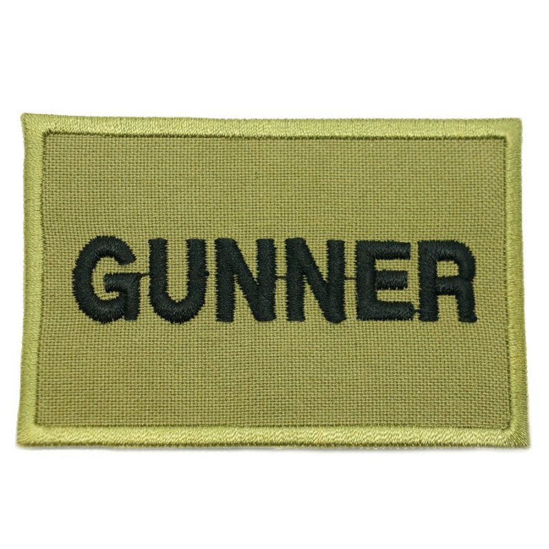GUNNER CALL SIGN PATCH - OLIVE GREEN