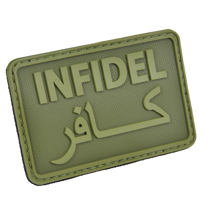 HAZARD 4 INFIDEL MORALE PATCH PVC - OD GREEN
