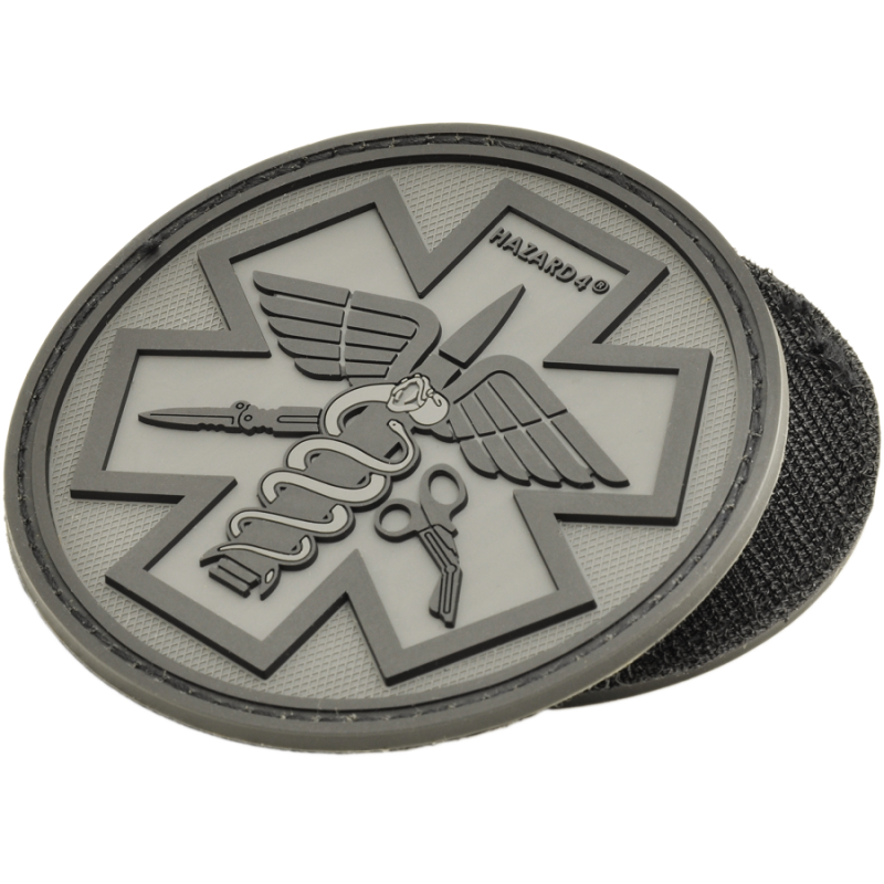 HAZARD 4 PARAMEDIC PATCH PVC - BLACK - Hock Gift Shop | Army Online Store in Singapore