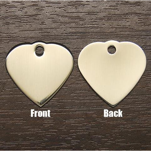 HEART SHAPE METAL TAG