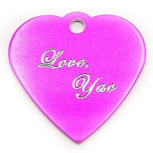 HEART TAG (ALUMINIUM)